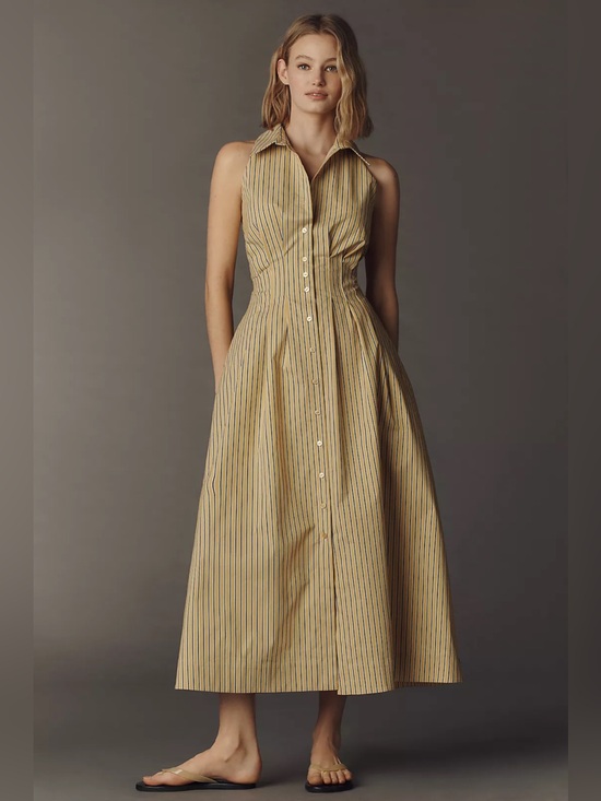 Anthropologie Dresses & Skirts - Anthropologie Tobie Sleeveless Shirtdress by Exquise